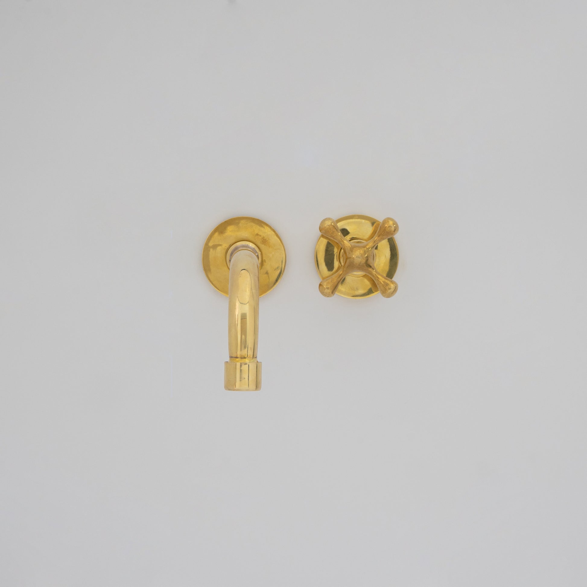 Wall Mount Cold Faucet, Unlacquered Brass Wall Mount Cold Water Tap