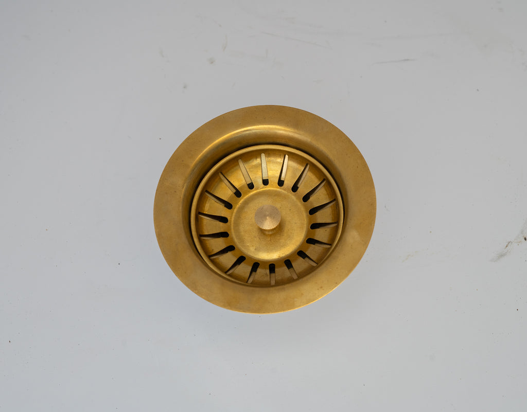 Heritage - Unlacquered Brass Sink Strainer