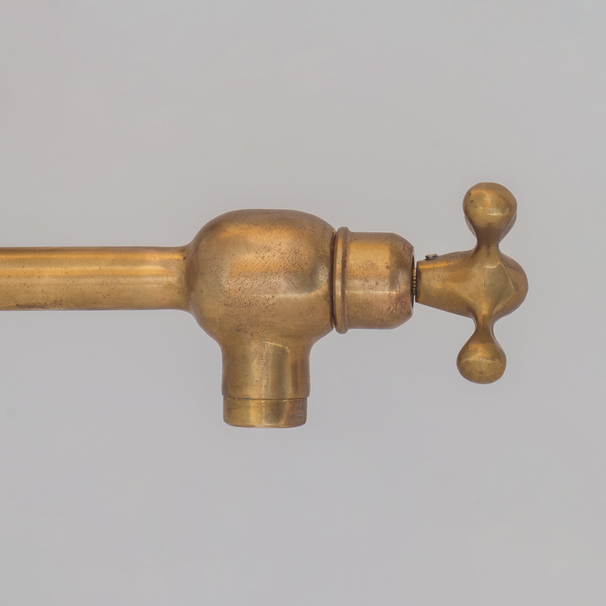 Unlacquered Brass Pot Filler | Aged Brass Stove Faucet