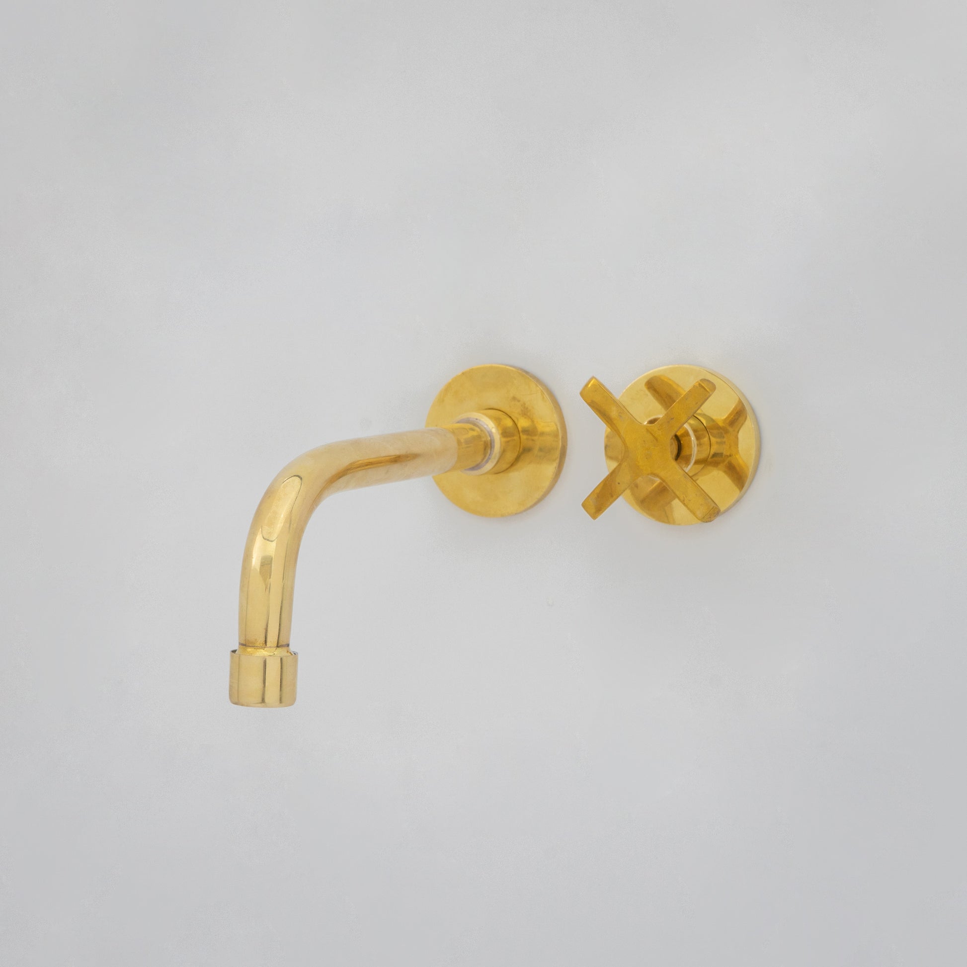 Wall Mount Cold Faucet, Unlacquered Brass Wall Mount Cold Water Tap