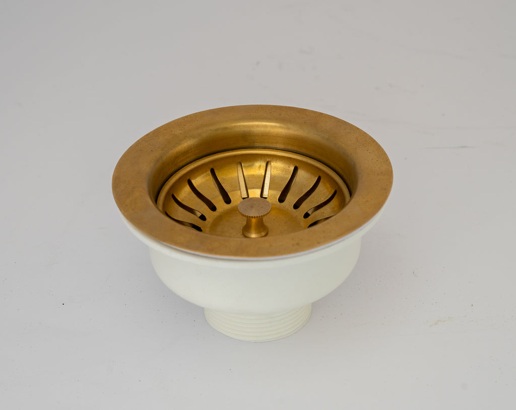 Heritage - Unlacquered Brass Sink Strainer