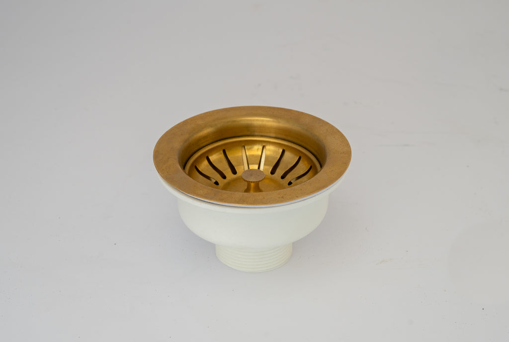 Heritage - Unlacquered Brass Sink Strainer