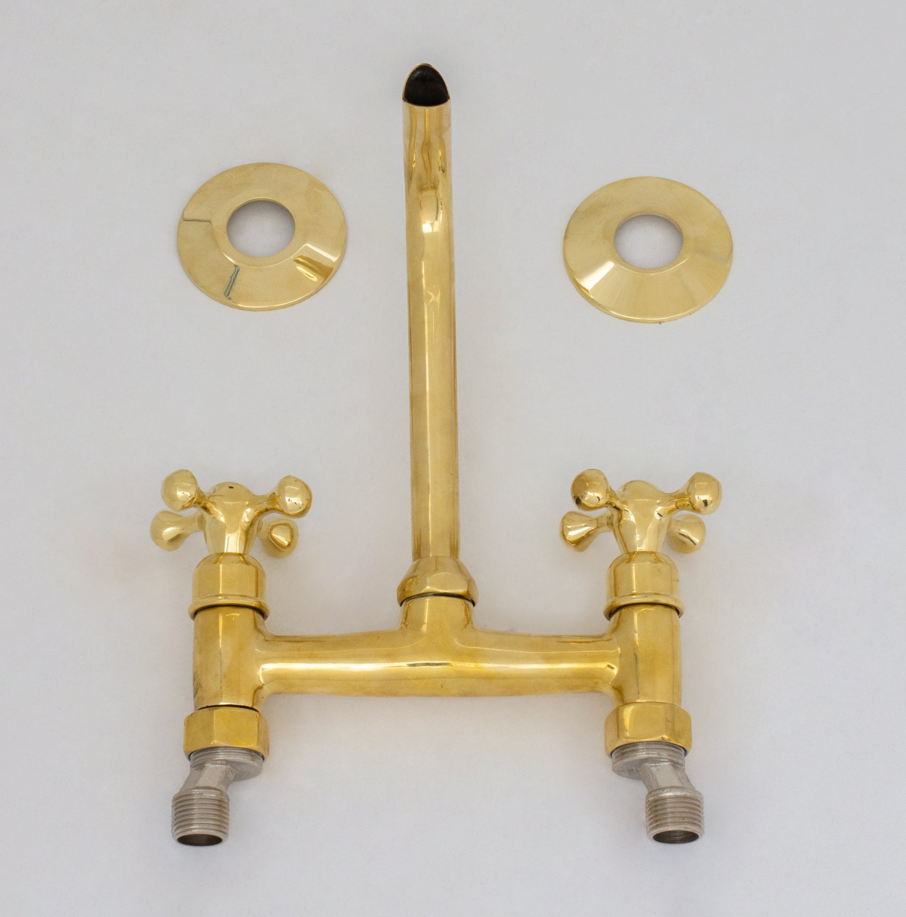 Brass Wall Mount Faucet – Antique Brass Bathroom Faucet