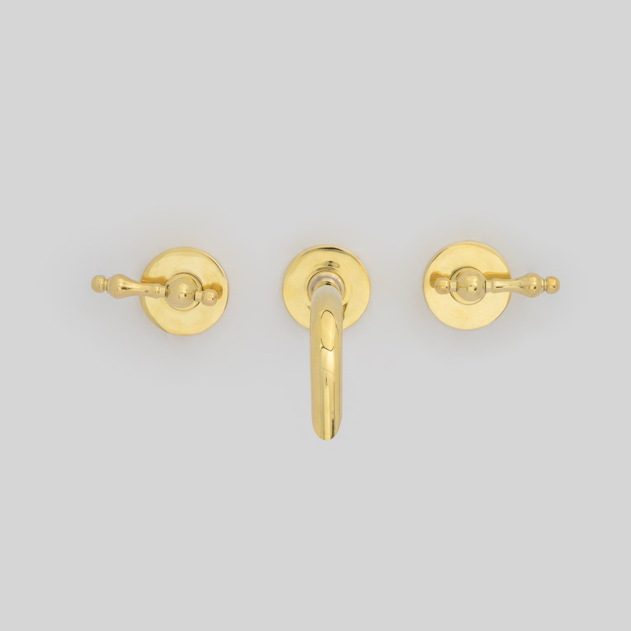 Unlacquered Brass Built-in Faucet | Bathroom Concealed Faucet