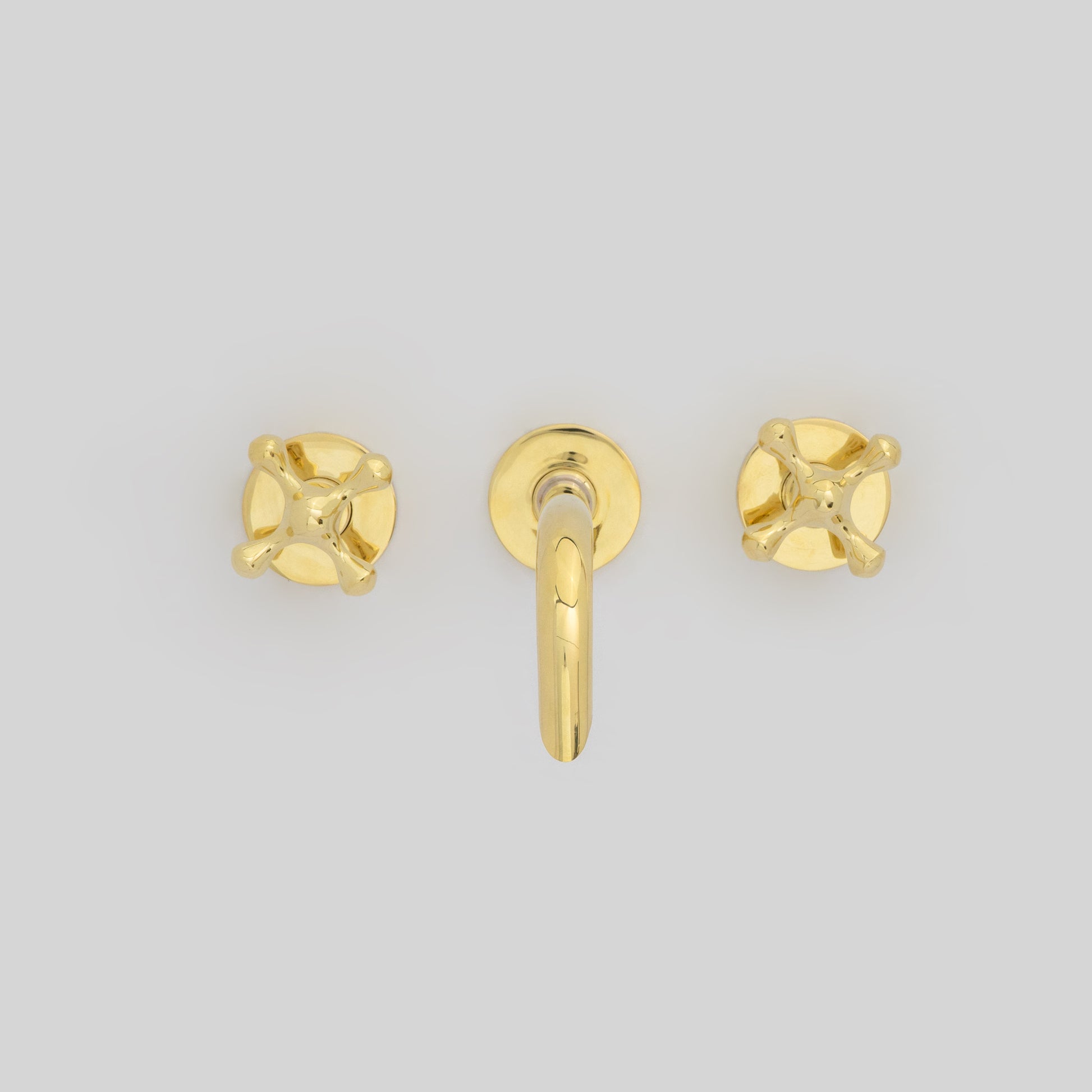 Unlacquered Brass Built-in Faucet | Bathroom Concealed Faucet