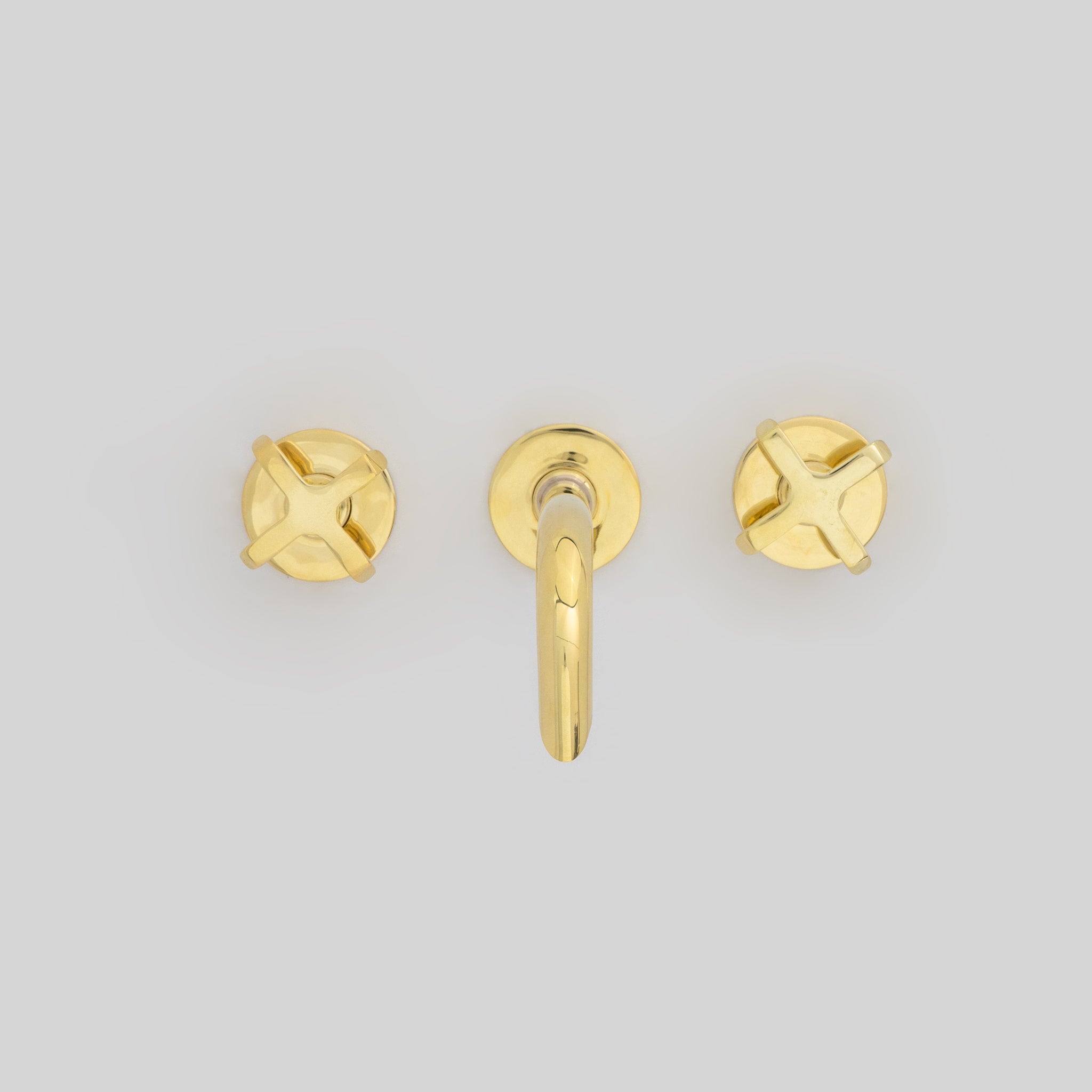 Unlacquered Brass Built-in Faucet | Bathroom Concealed Faucet