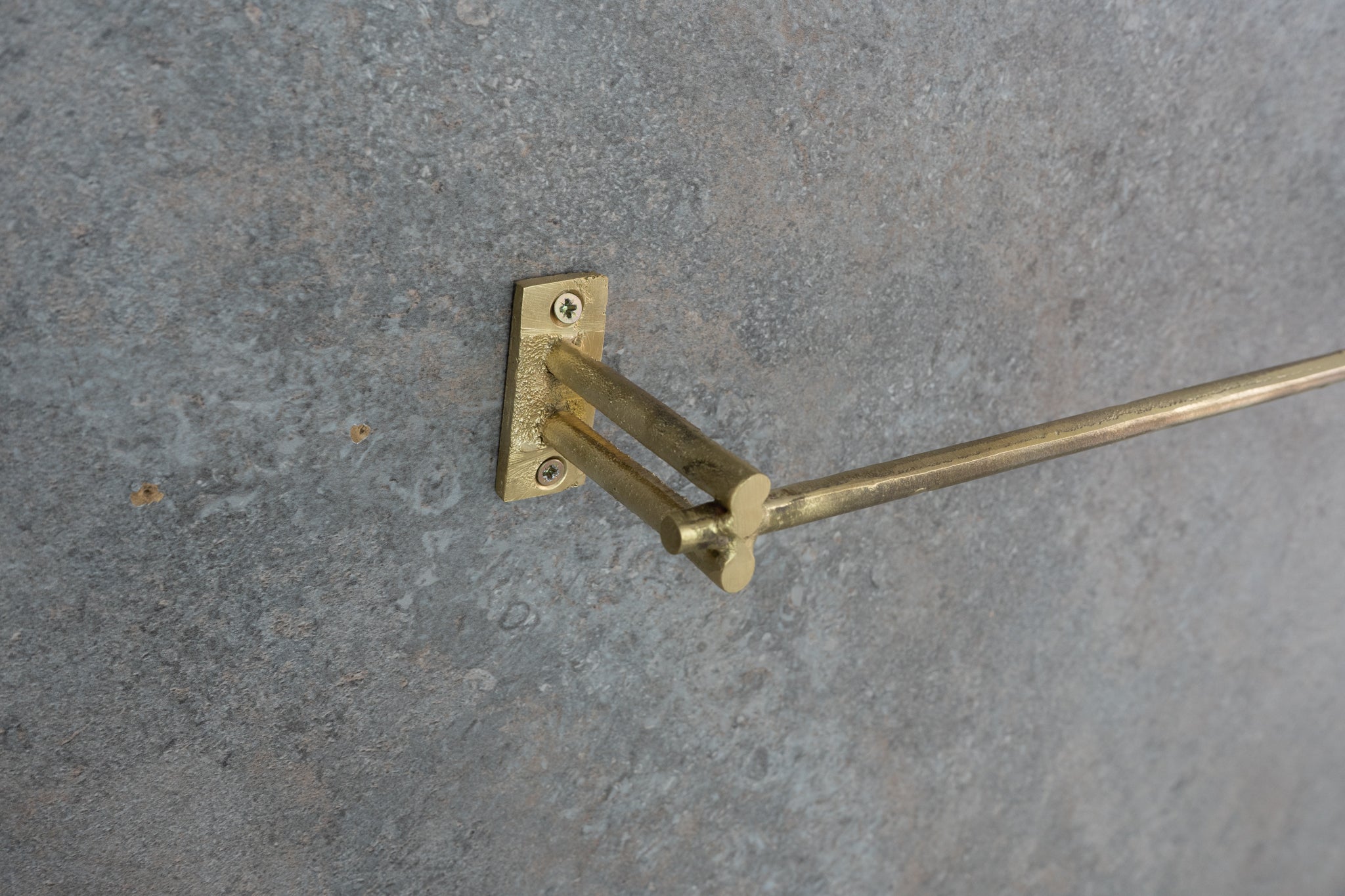Unfinished Brass Towel Bar Holder | Bathroom Towel Hanger