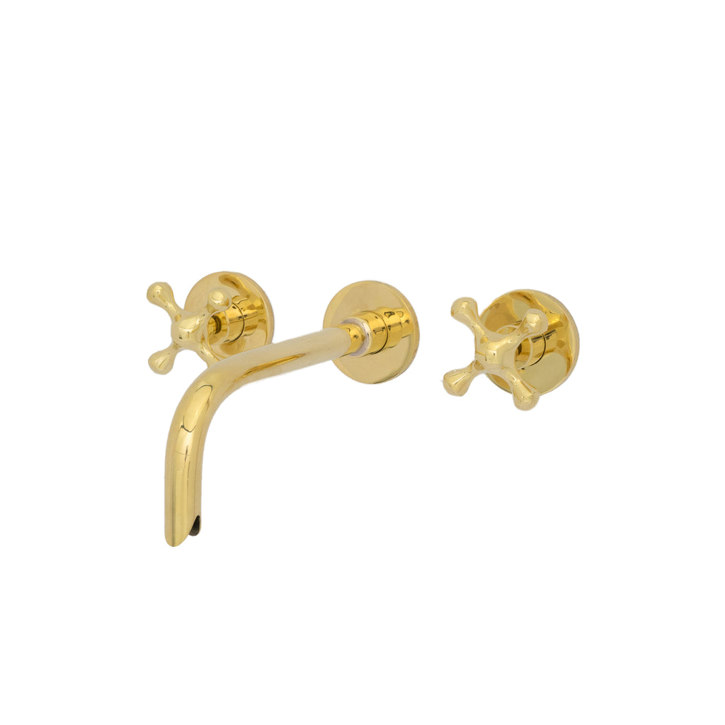 Unlacquered Brass Built-in Faucet | Bathroom Concealed Faucet