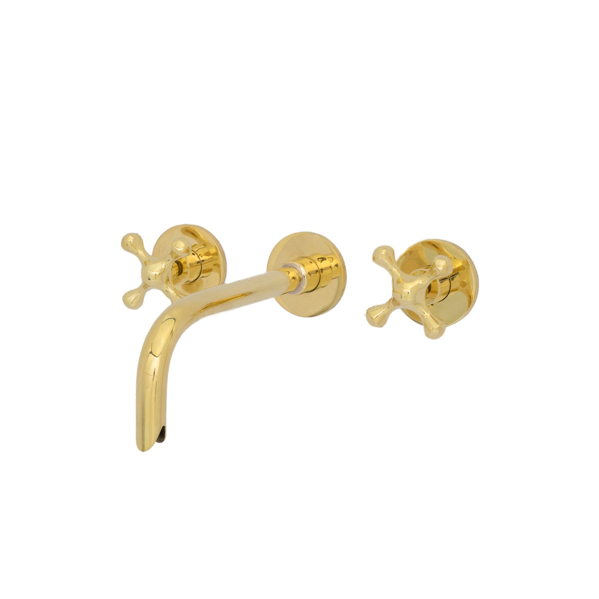 Unlacquered Brass Built-in Faucet | Bathroom Concealed Faucet