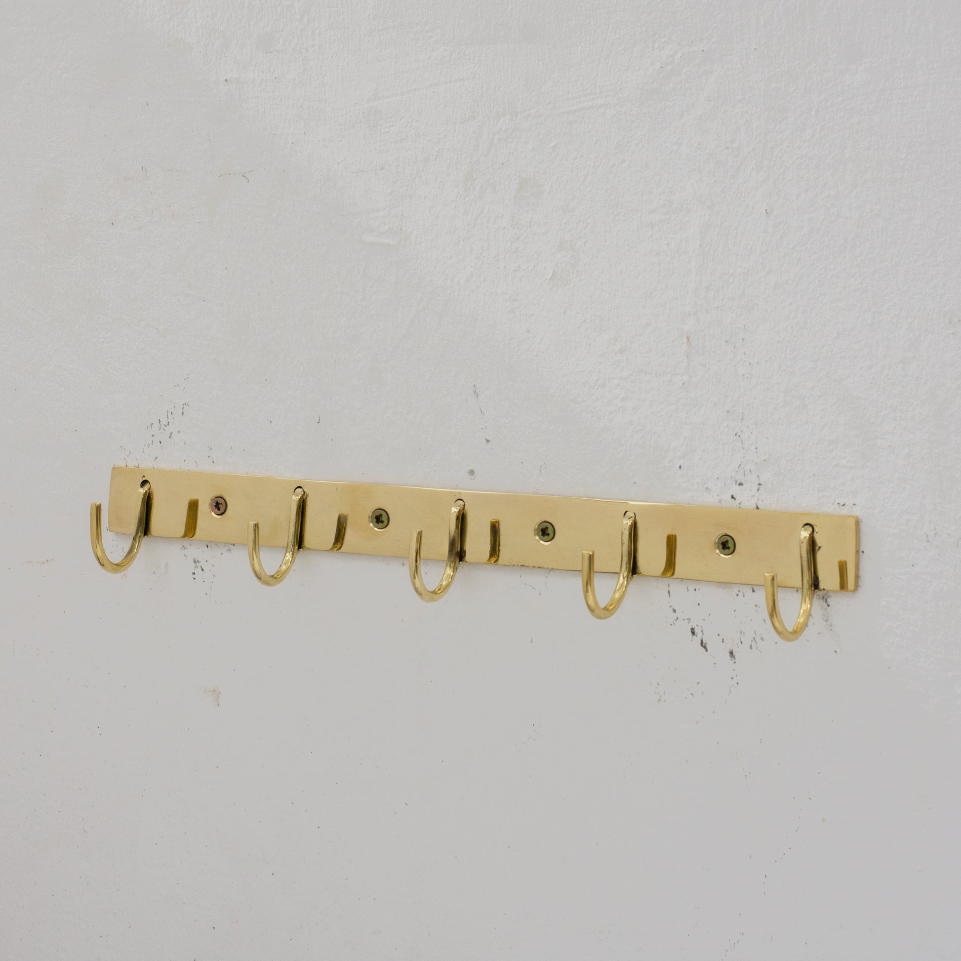 Solid Brass Coat Hooks Rack, Wall Mounted Hanger Hooks, Hallway Hooks