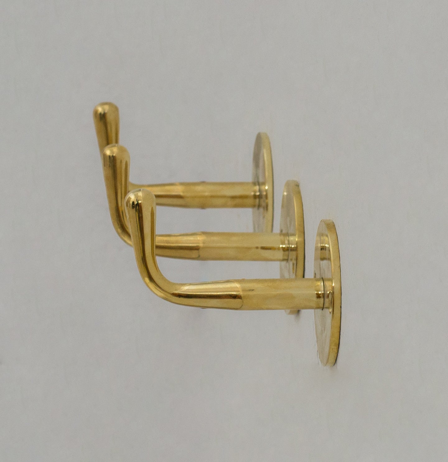 Single Hook solid Unlacquered Brass , Handmade Brass Hook, Coat Hook, Wall Hook