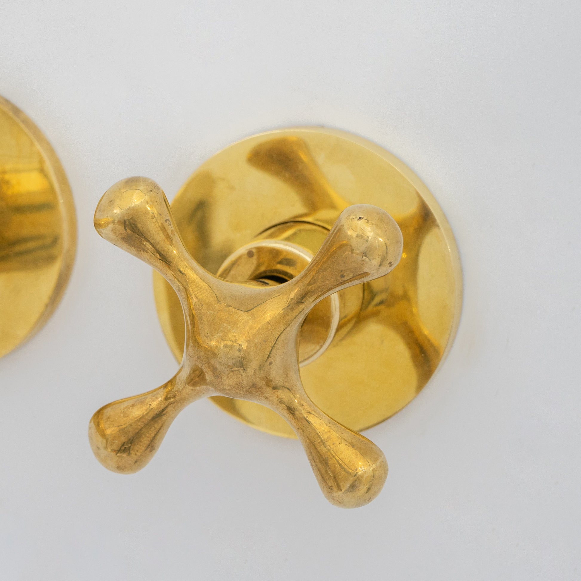 Wall Mount Cold Faucet, Unlacquered Brass Wall Mount Cold Water Tap