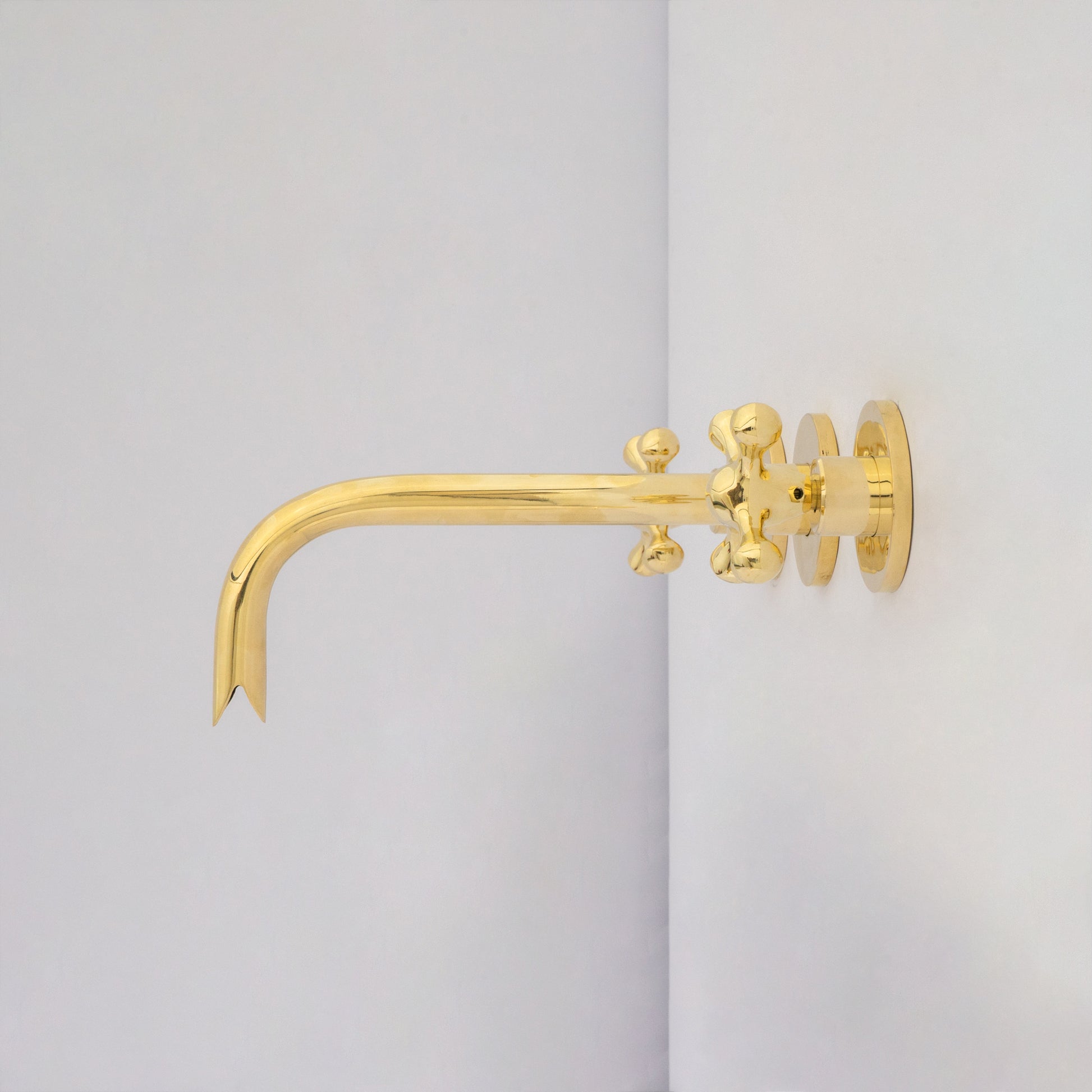 Unlacquered Brass Built-in Faucet | Bathroom Concealed Faucet