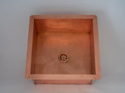 Solid Copper Undermount Hammered Sink | Kitchen Sink - Island Sink - Outdoor Sink