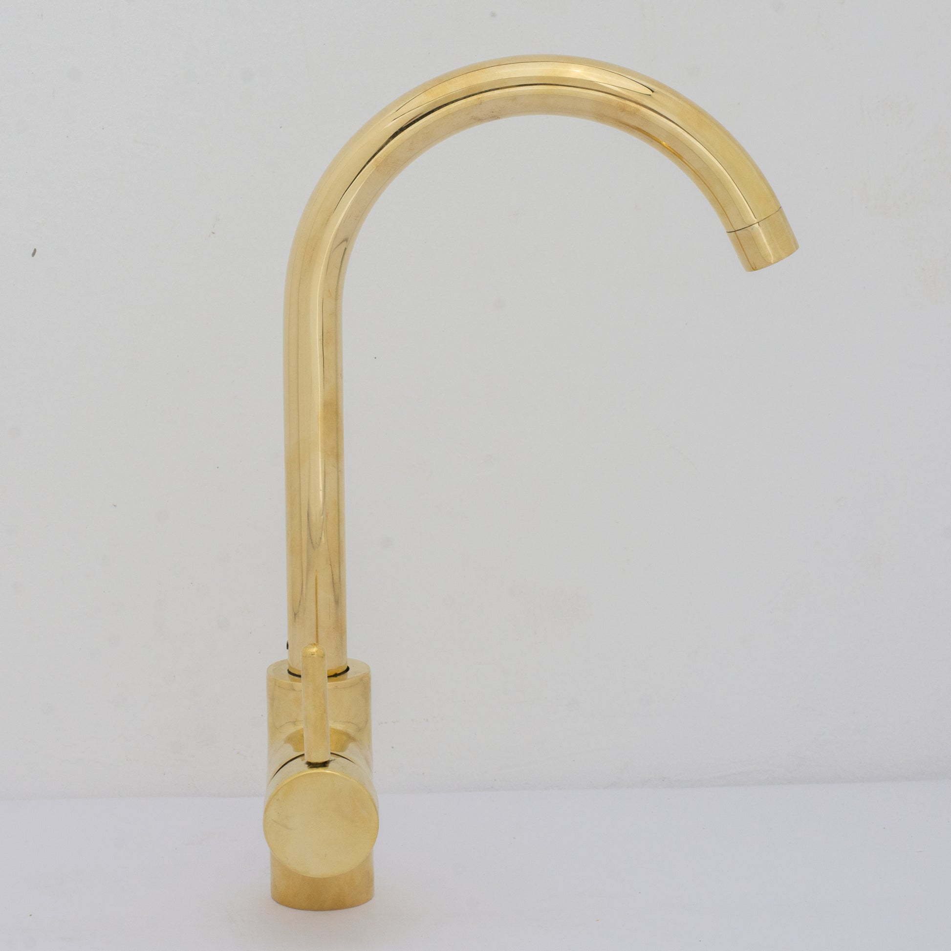 Unlacquered Brass Kitchen Faucet, Island Faucet, Antique Brass Sink Mixer Tap