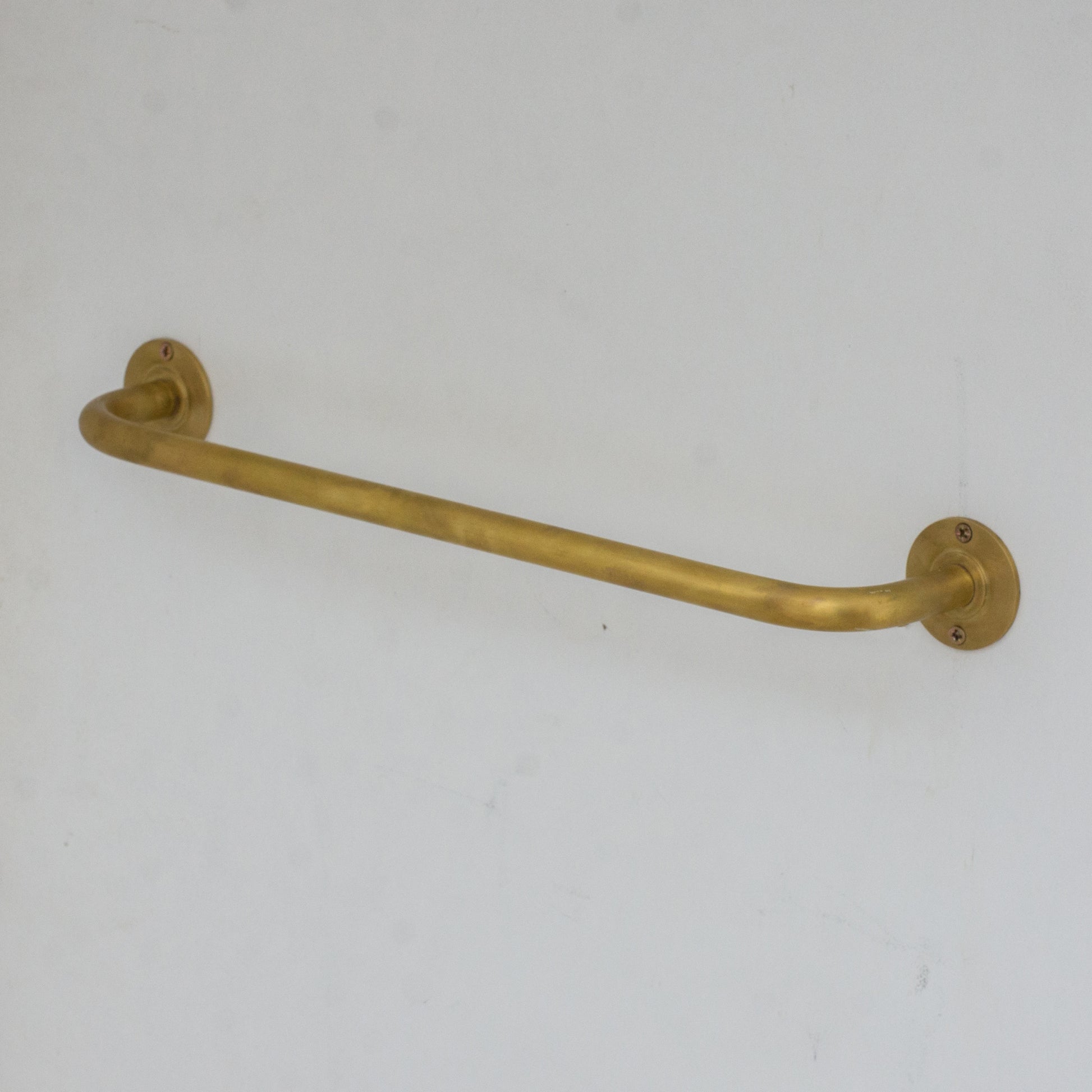 Unlacquered Brass Towel Bar Holder, Bathroom Towel Hanger