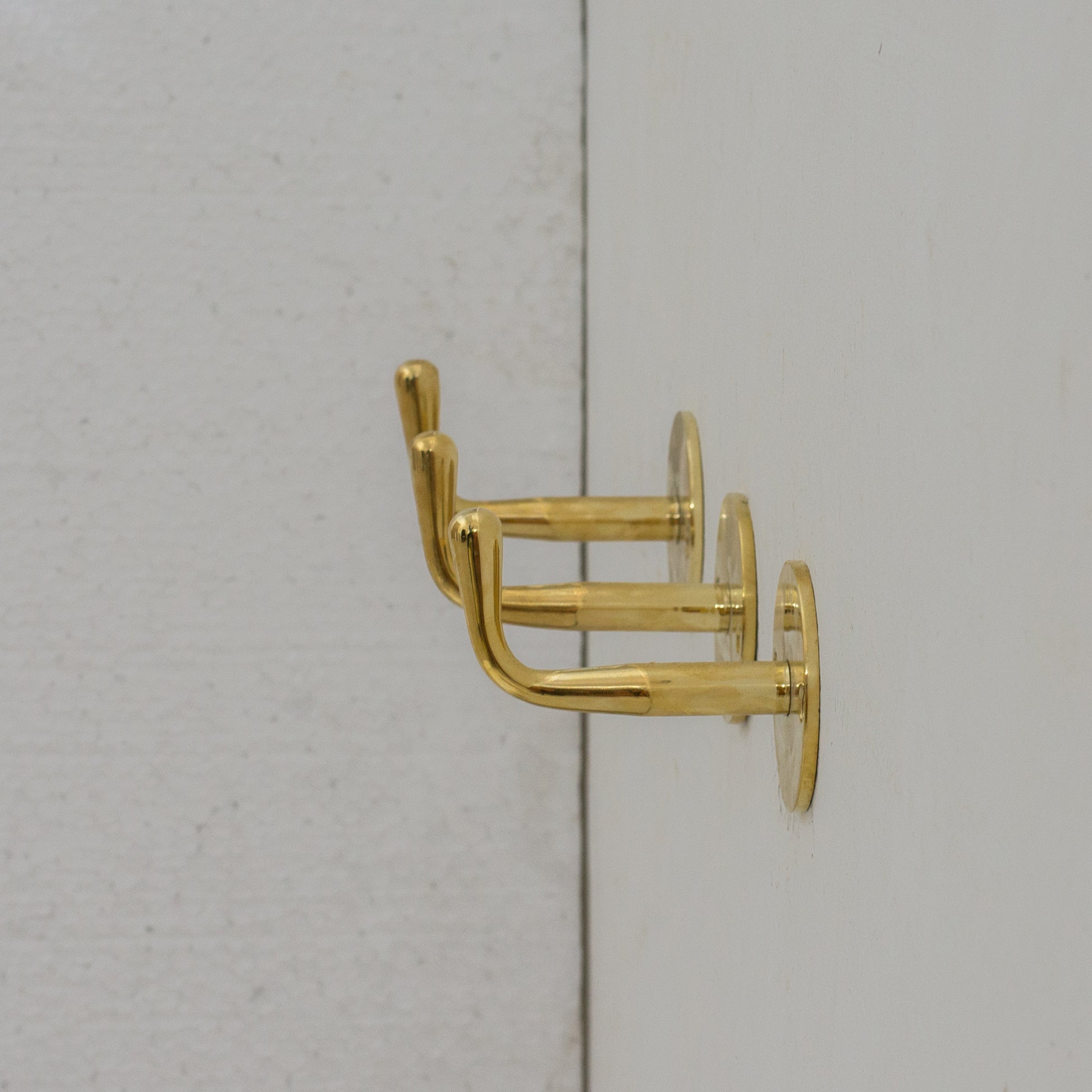 Single Hook solid Unlacquered Brass , Handmade Brass Hook, Coat Hook, Wall Hook