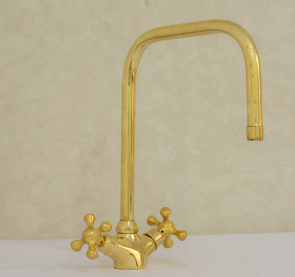 Single Hole Bathroom Faucet – Antique Brass Bathroom Faucet