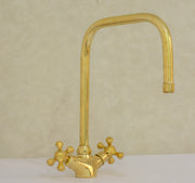 Single Hole Bathroom Faucet – Antique Brass Bathroom Faucet