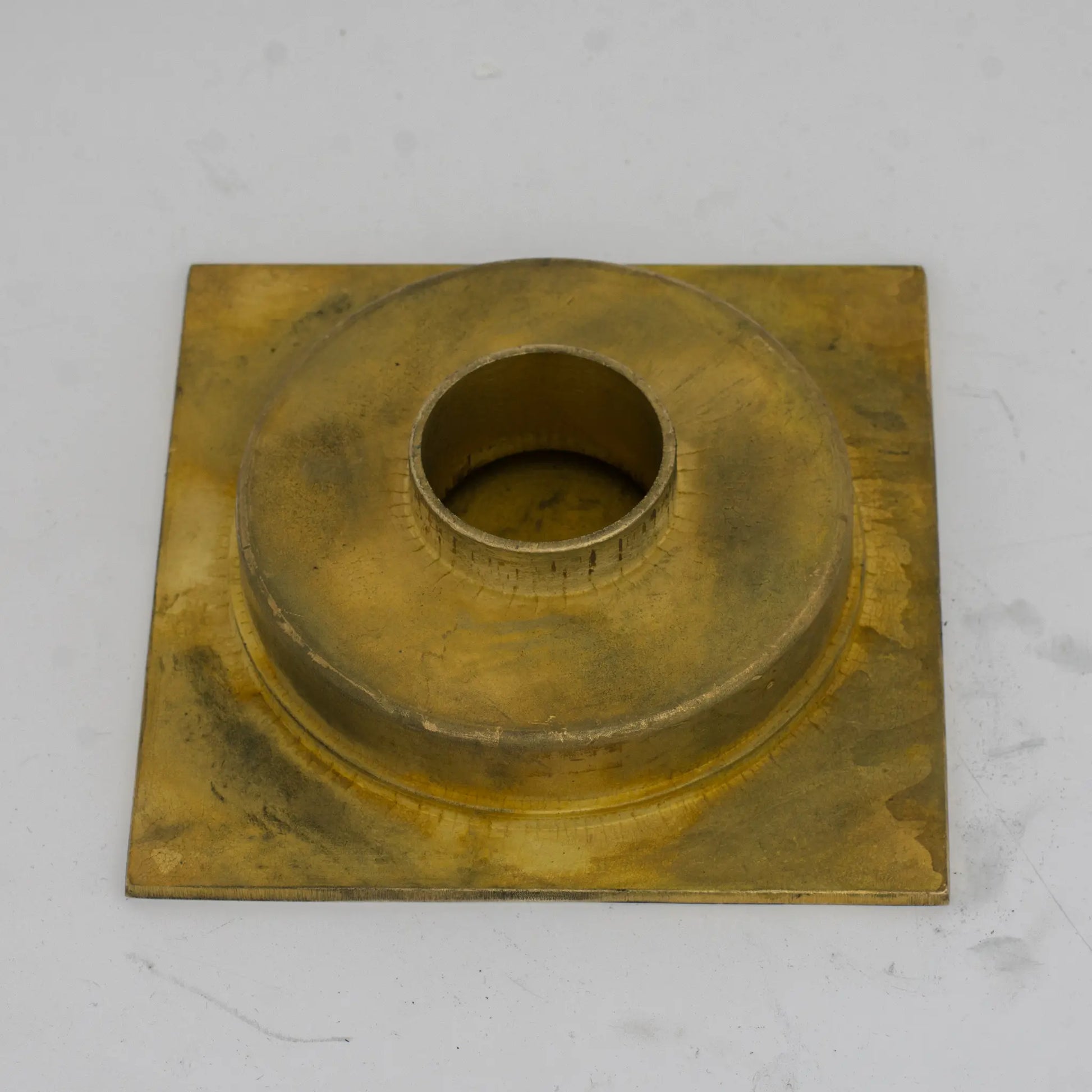 Solid Brass Floor Drain, Unlacquered Square Shower Drain