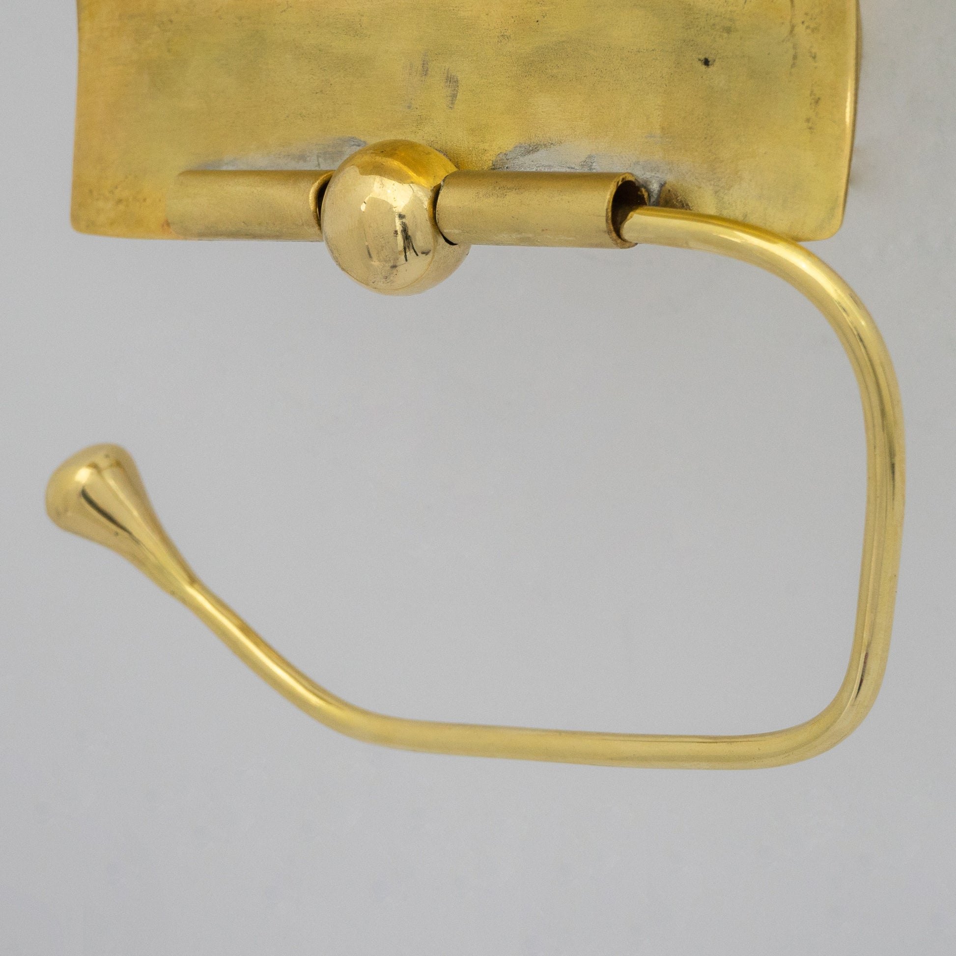 Solid Brass Toilet Paper Holder With Sliding Cover | Bathroom Tissue Holder