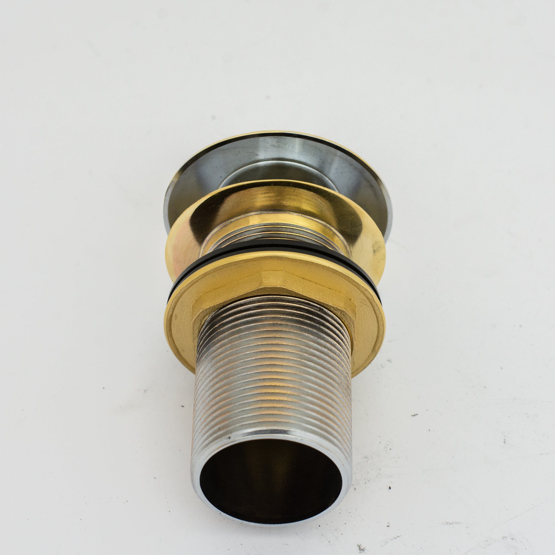 Solid Brass Drain, Push Up Button