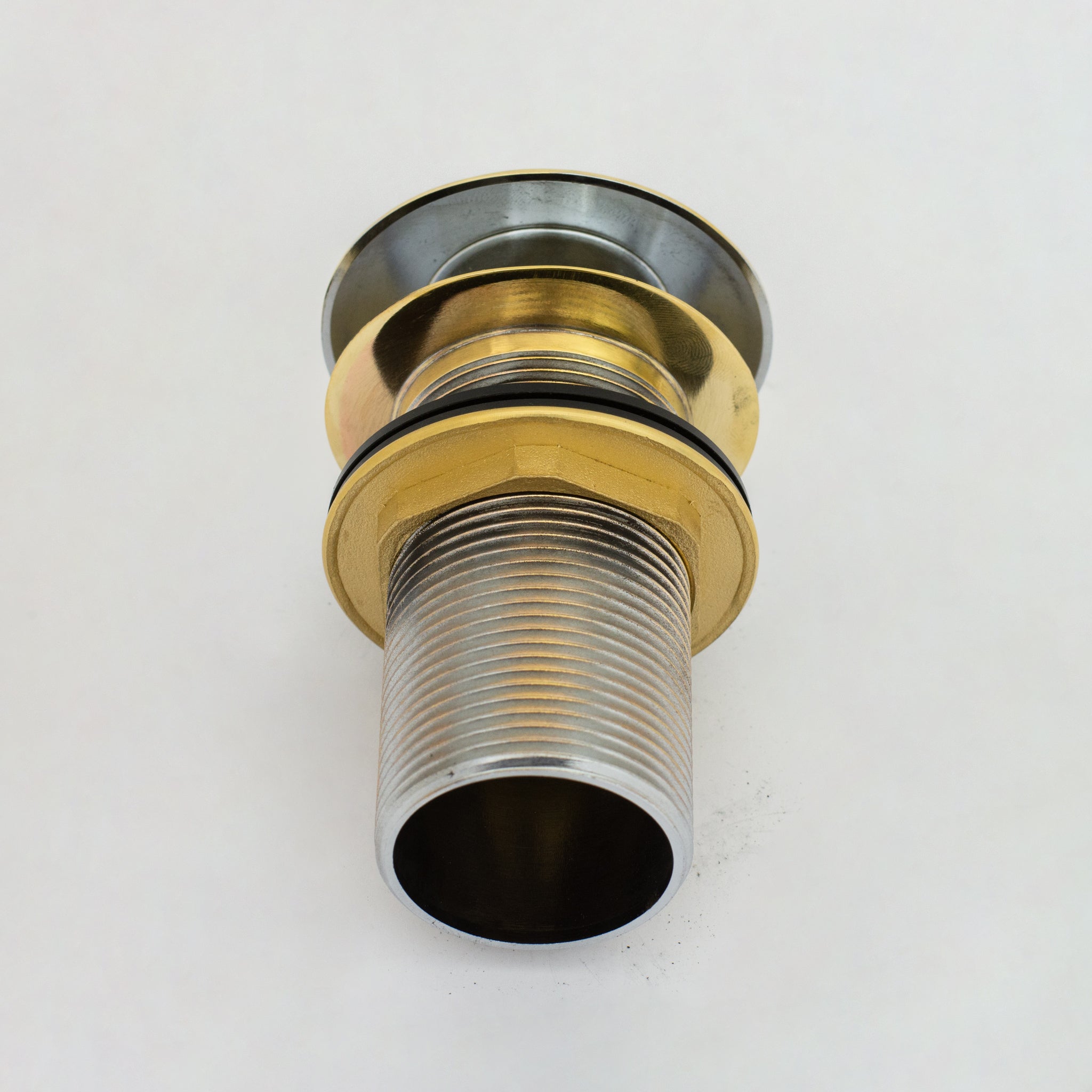 Solid Brass Drain, Push Up Button