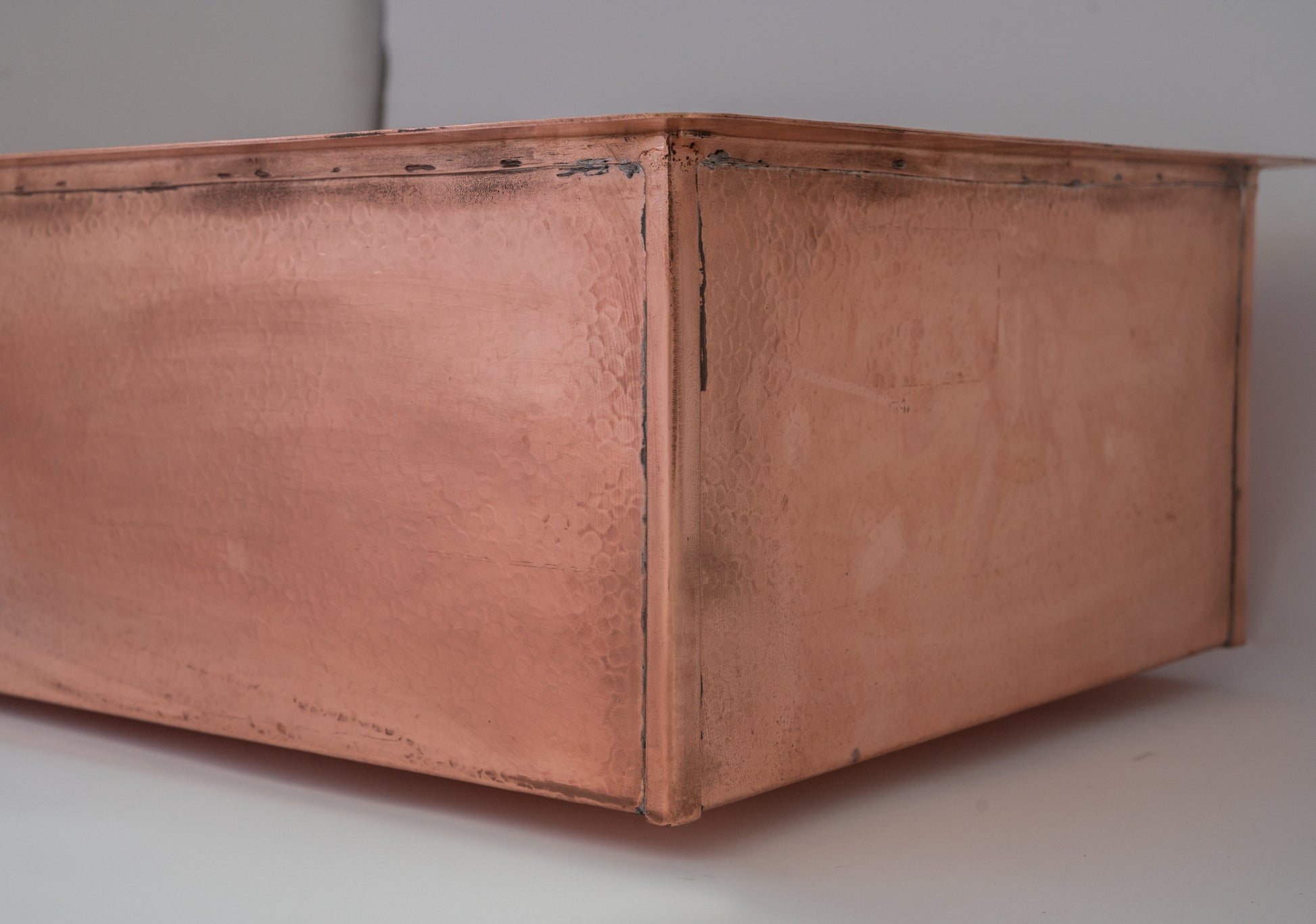 Solid Copper Undermount Hammered Sink | Kitchen Sink - Island Sink - Outdoor Sink