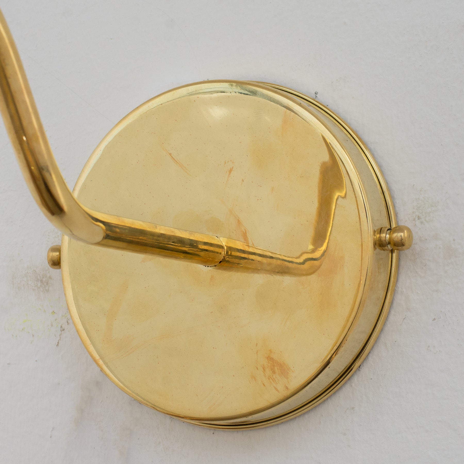 Brass Sconce in Interior Setting