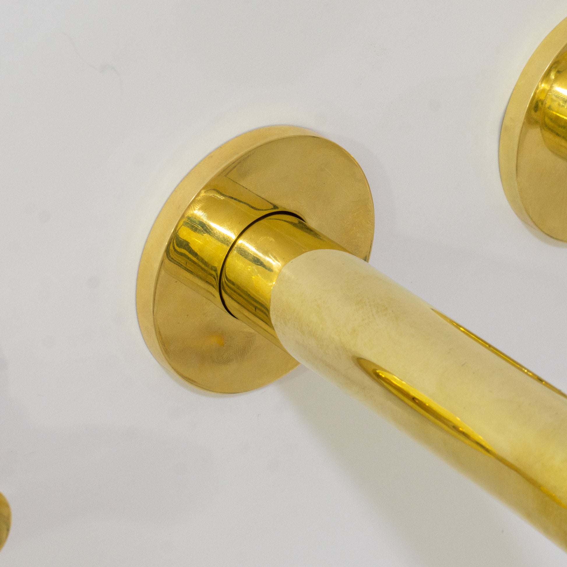 Unlacquered Solid Brass Wall Mounted Bathroom Vessel Sink Faucet, Antique Basin Vanity Faucet