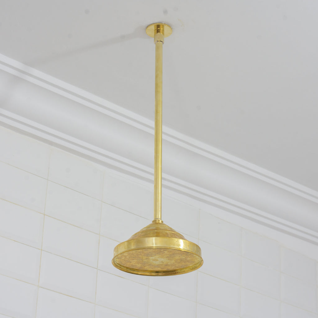 Ceiling Mount Shower System, Two Handle Shower System, Rainfall Shower System, Ceiling Showerhead, Overhead Shower