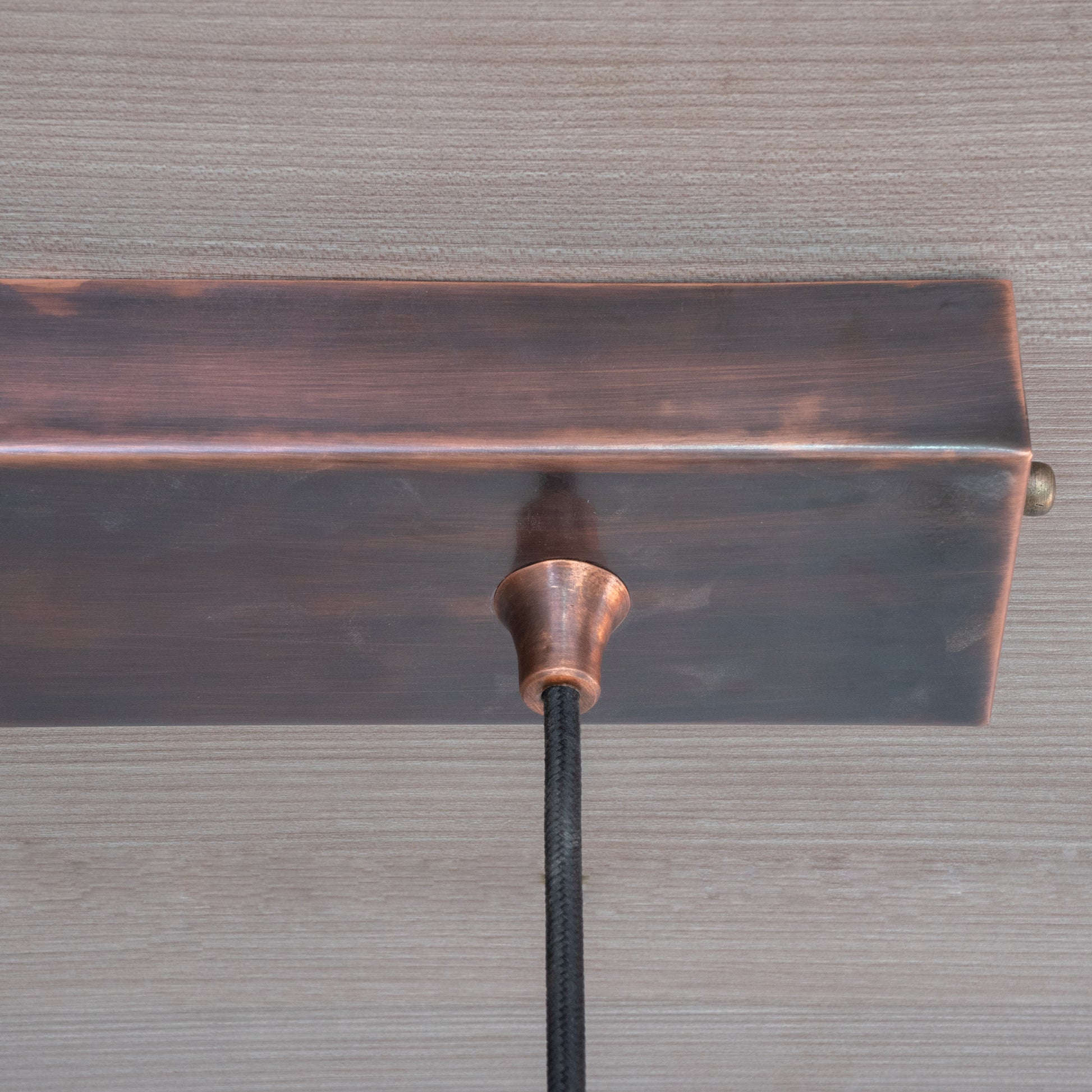 Oxidized Copper Ceiling Pendant Set, Copper Lampshade, Copper Ceiling Light Fixture, Copper Hanging Dome Light Set Kitchen Island