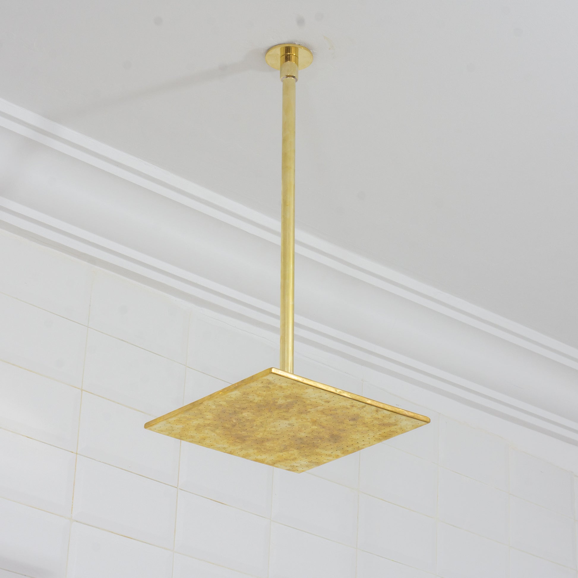 Ceiling Mount Shower System, Two Handle Shower System, Rainfall Shower System, Ceiling Showerhead, Overhead Shower