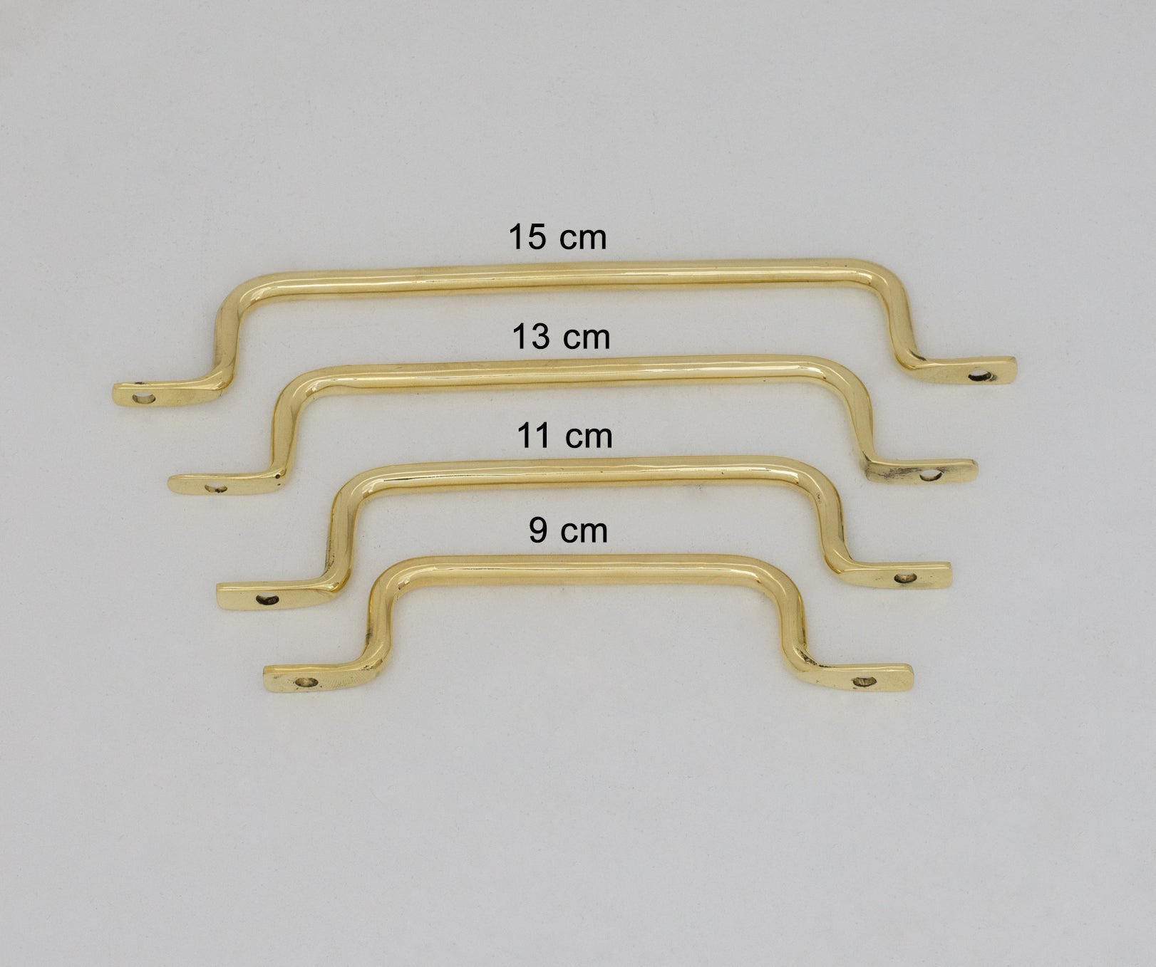 Pack of 4 x  Brass Dresser Pulls, Brass Drawer Pulls, Cabinet Pulls, Brass Handles, Closet Handles