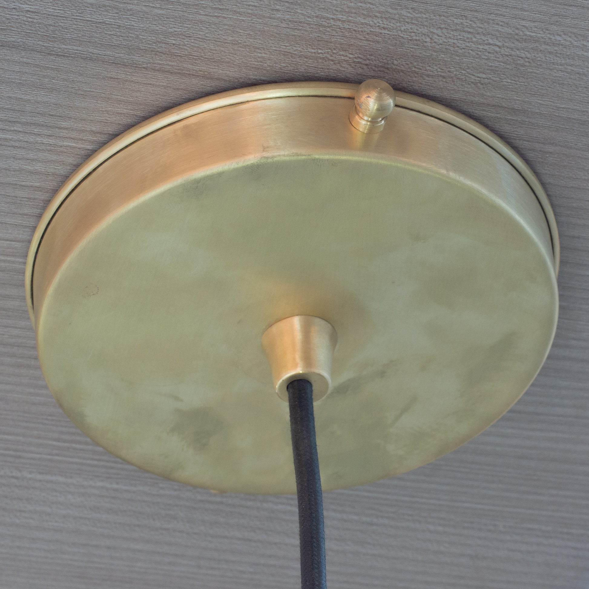 Brushed Brass Pendant Light Shade, Ceiling Mount Kitchen Island Lighting, Brass Hanging Lamp Dining Table