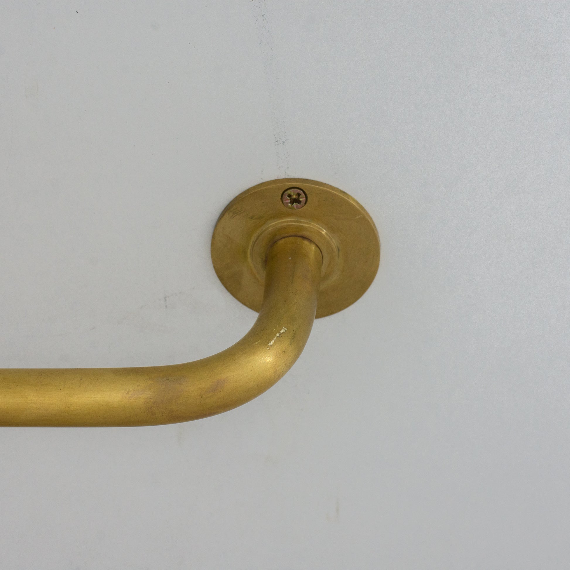 Unlacquered Brass Towel Bar Holder, Bathroom Towel Hanger