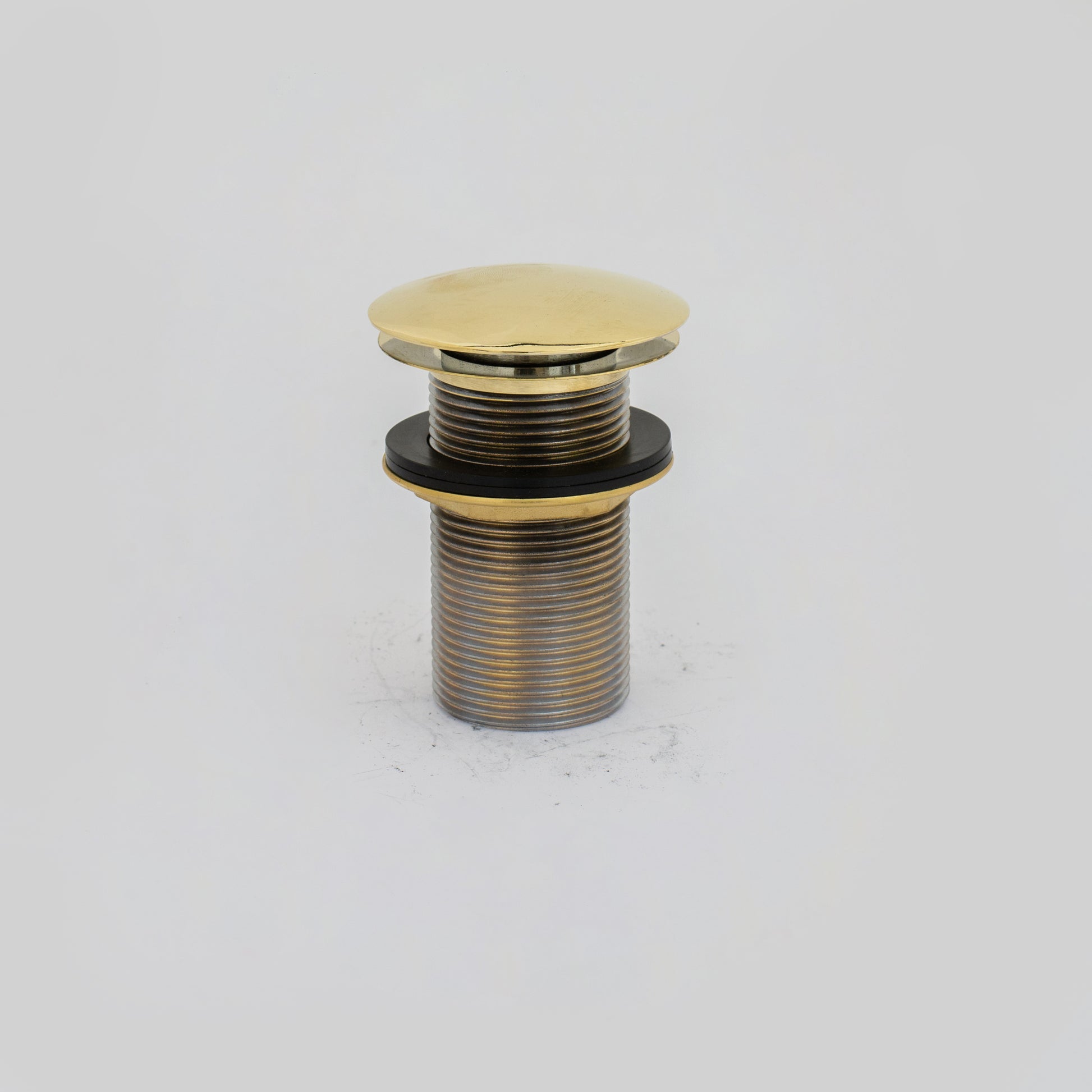 Solid Brass Drain, Push Up Button