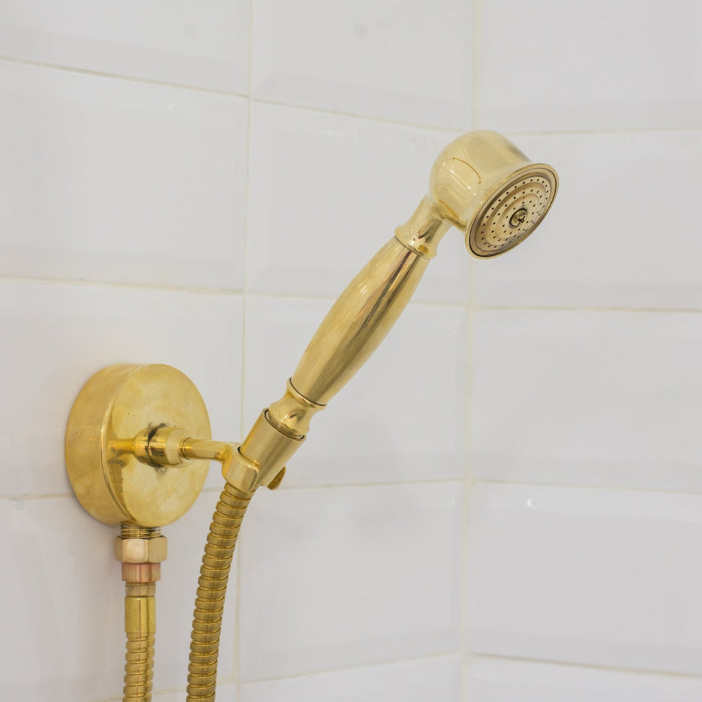 Unlacquered Brass Shower | Rain Shower Set | 3 Options