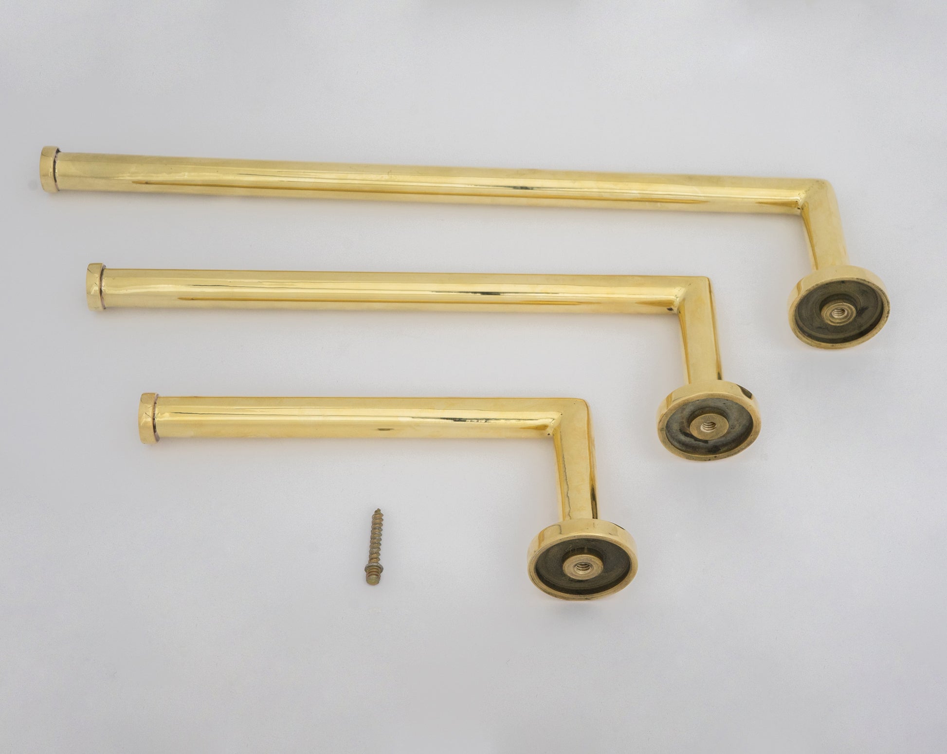 Solid Brass Toilet Paper Holder, Handcrafted Powder Room Roll Holder