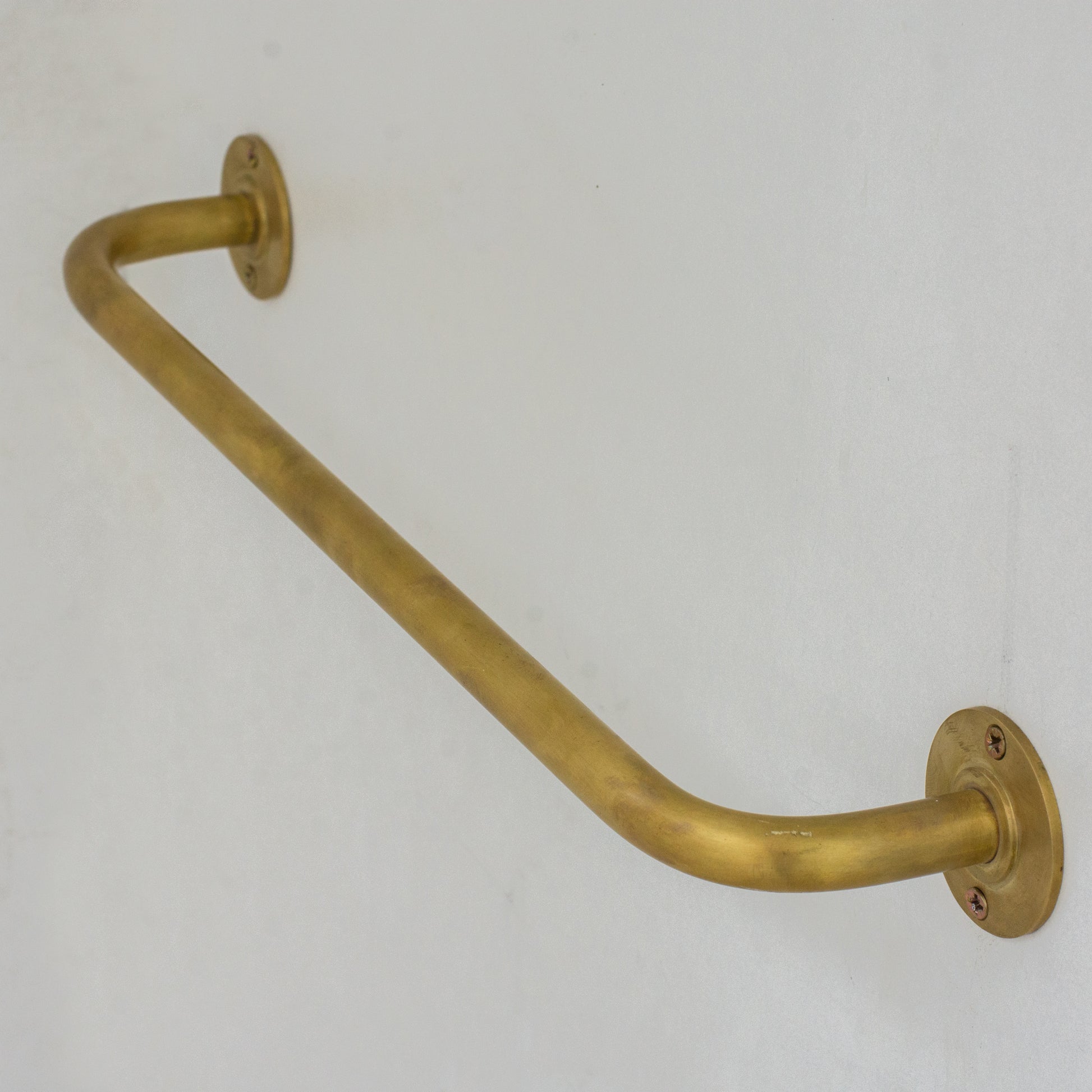 Unlacquered Brass Towel Bar Holder, Bathroom Towel Hanger