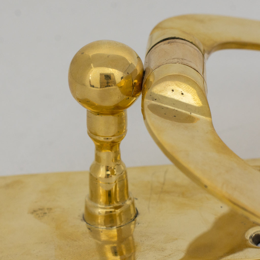 Unlacquered Brass Towel Holder, Wall-Mounted Bathroom Towel Ring
