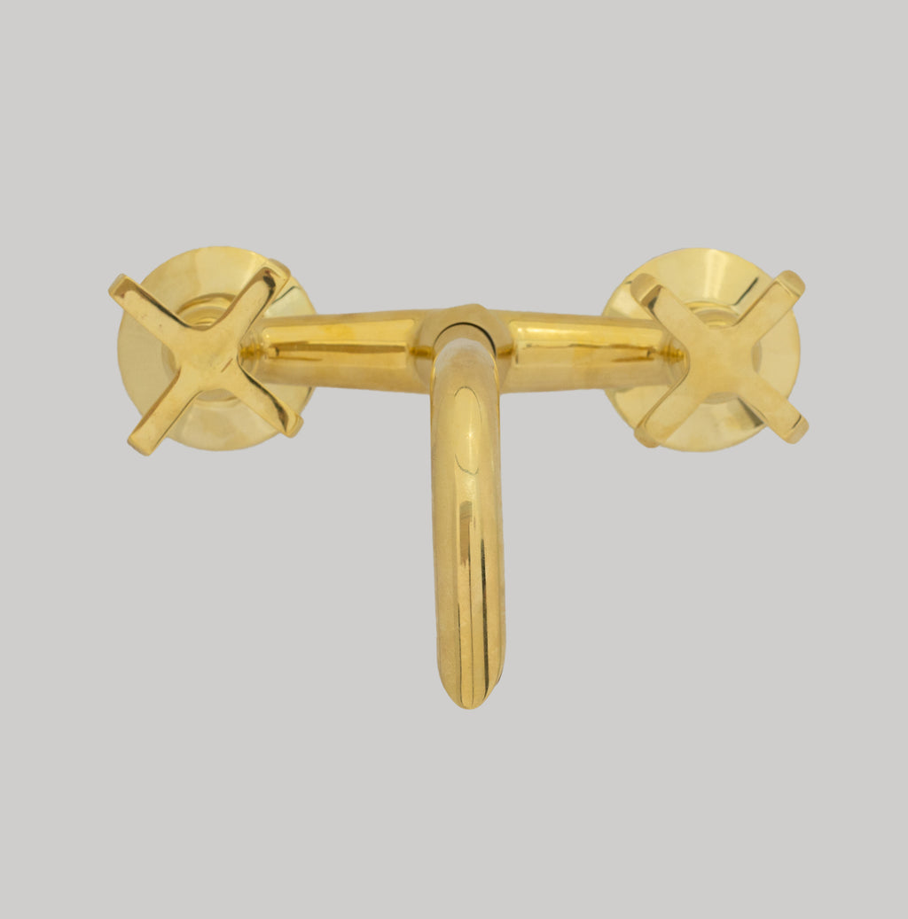 Brass Wall Mount Faucet – Antique Brass Bathroom Faucet