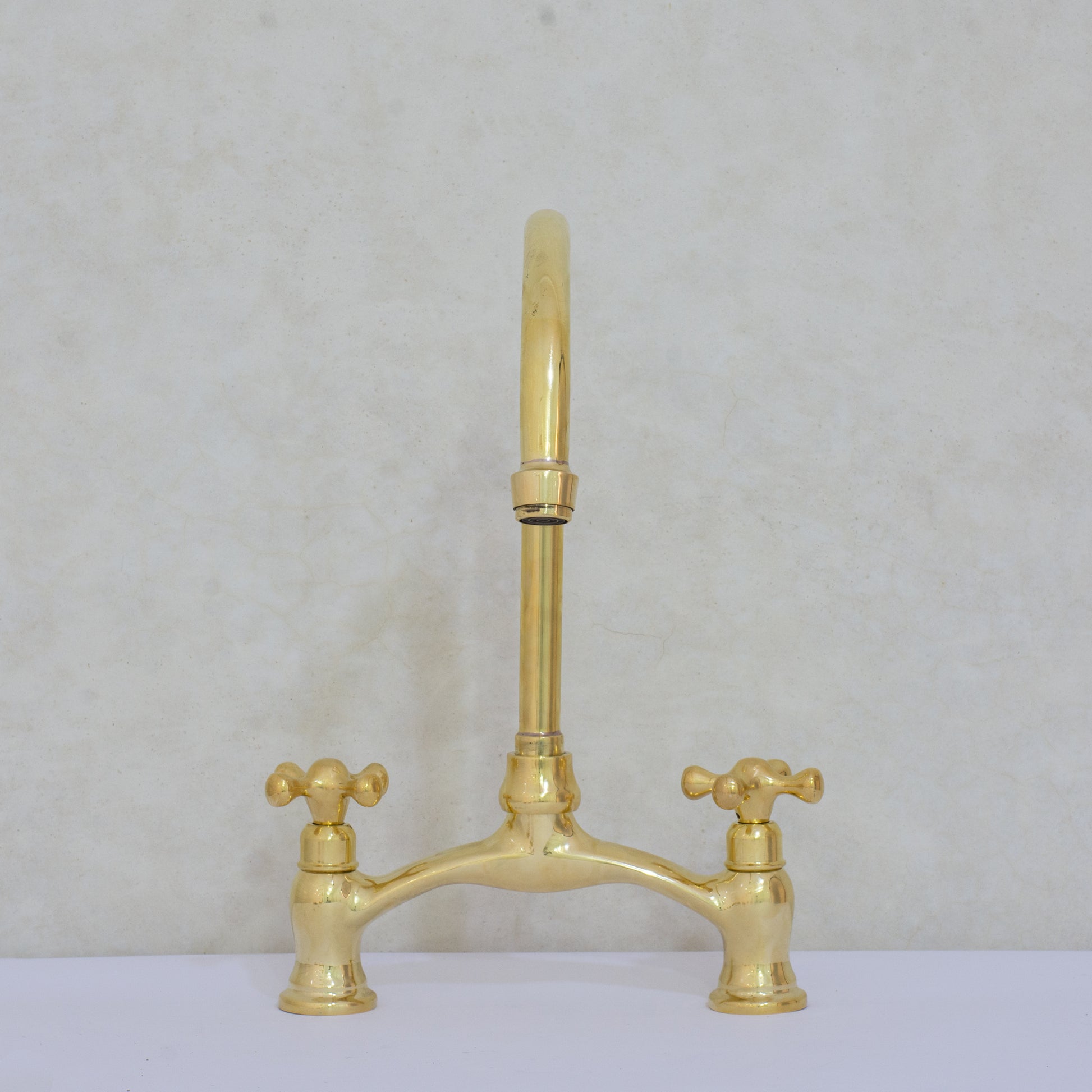 Verdeau - Unlacquered Bridge Kitchen Faucet