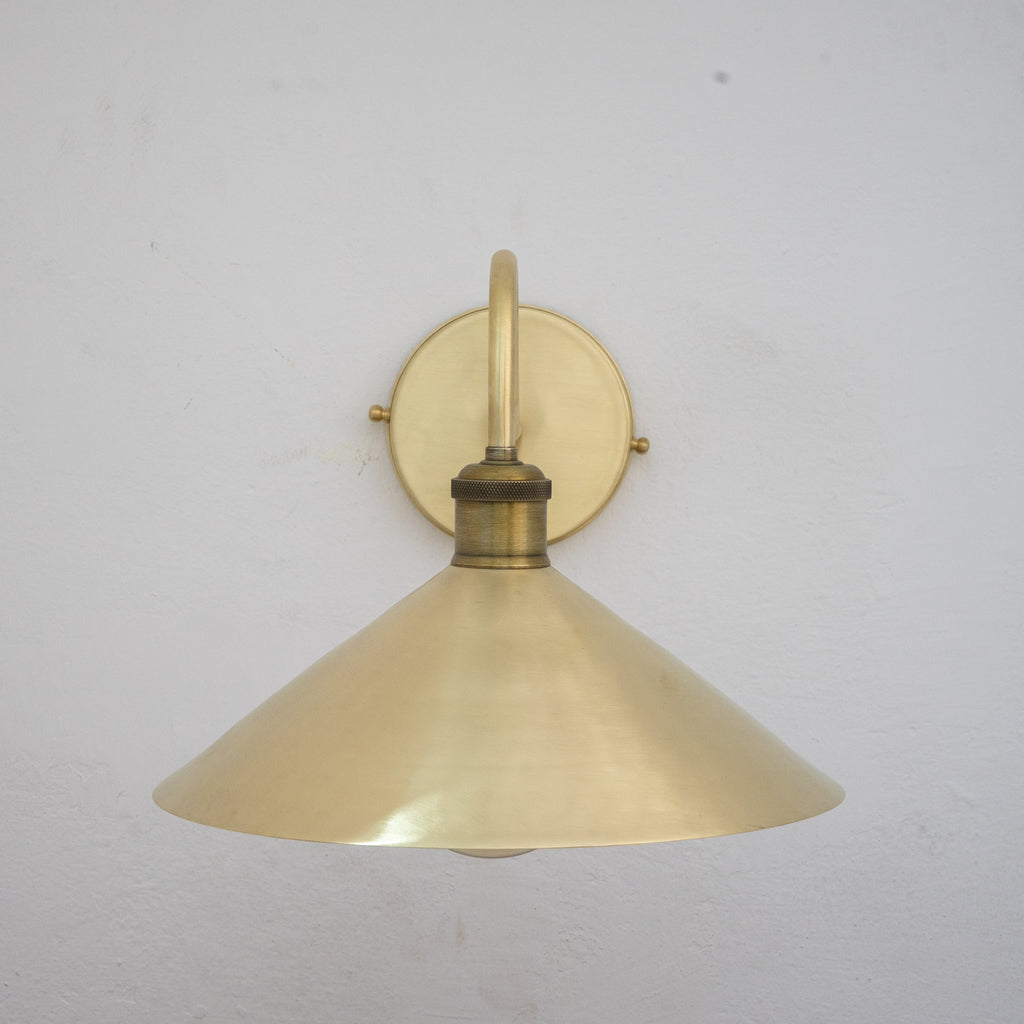 Brushed Brass Hallway Sconce, Wall Mount Lamp, Sconce Lighting Fixture
