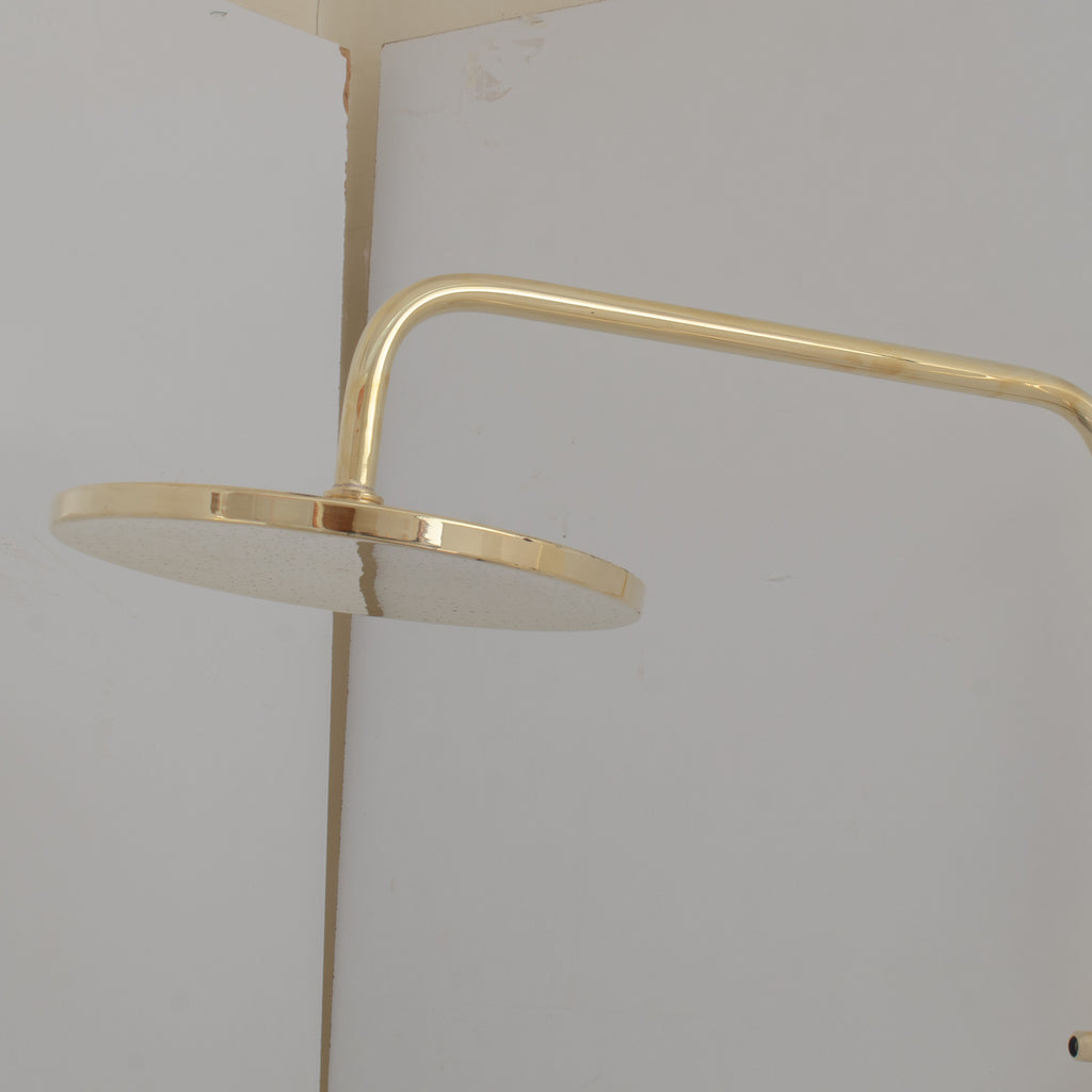 Heritage - Unlacquered Brass Exposed Shower System With Tub Filler