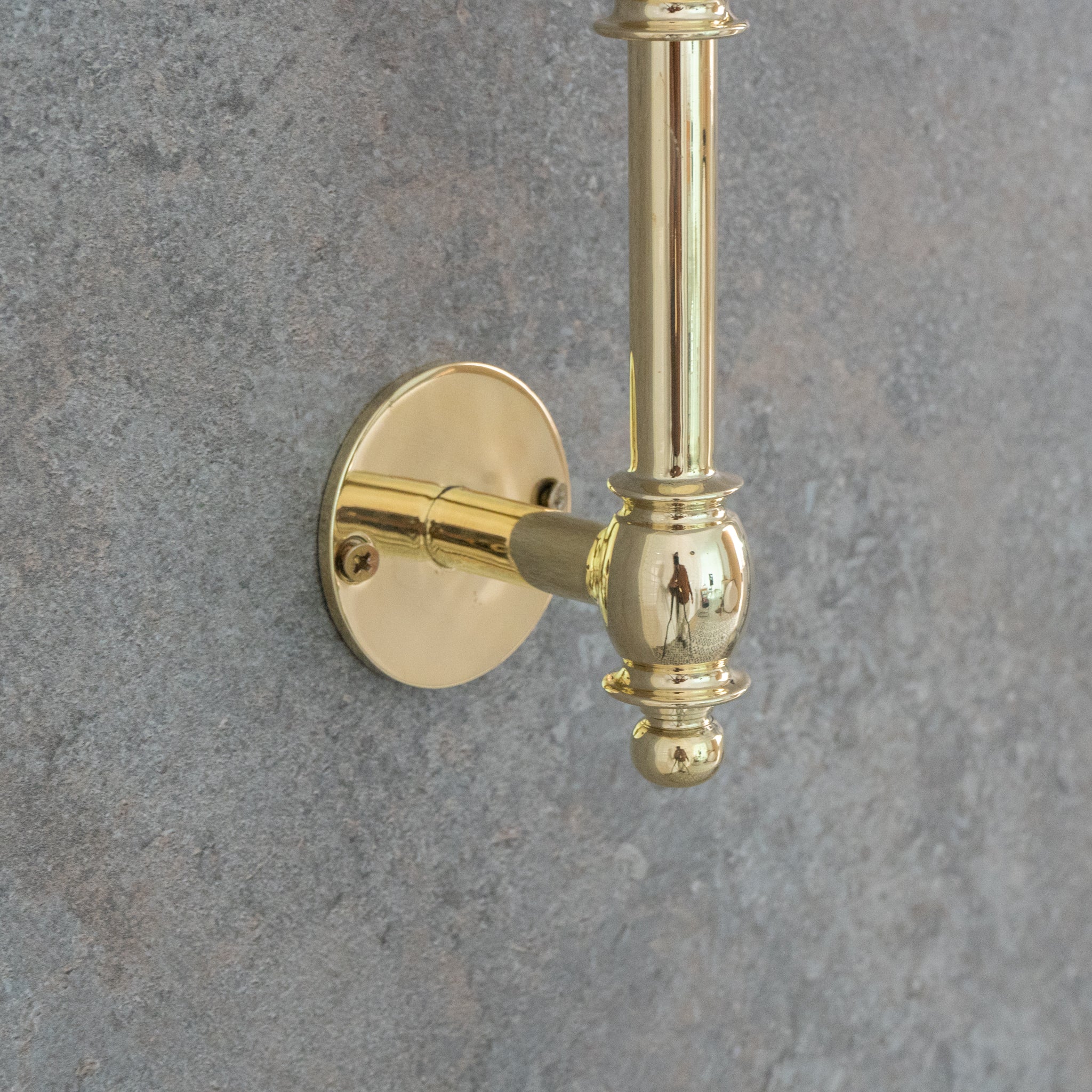 Polished Brass Traditional Towel Rack | Luxury Wall-Mounted Towel Holder