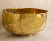 Unlacquered Brass Undermount Sink, Kitchen Bar Sink, Prep Sink, Deep Basin Sink