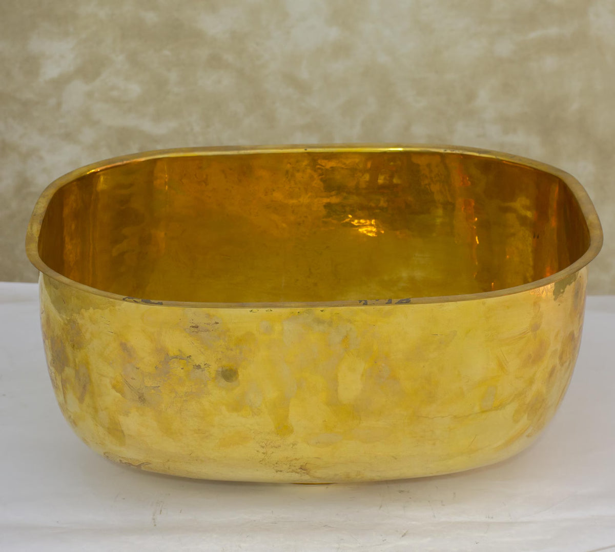 Unlacquered Brass Undermount Sink, Kitchen Bar Sink, Prep Sink, Deep Basin Sink