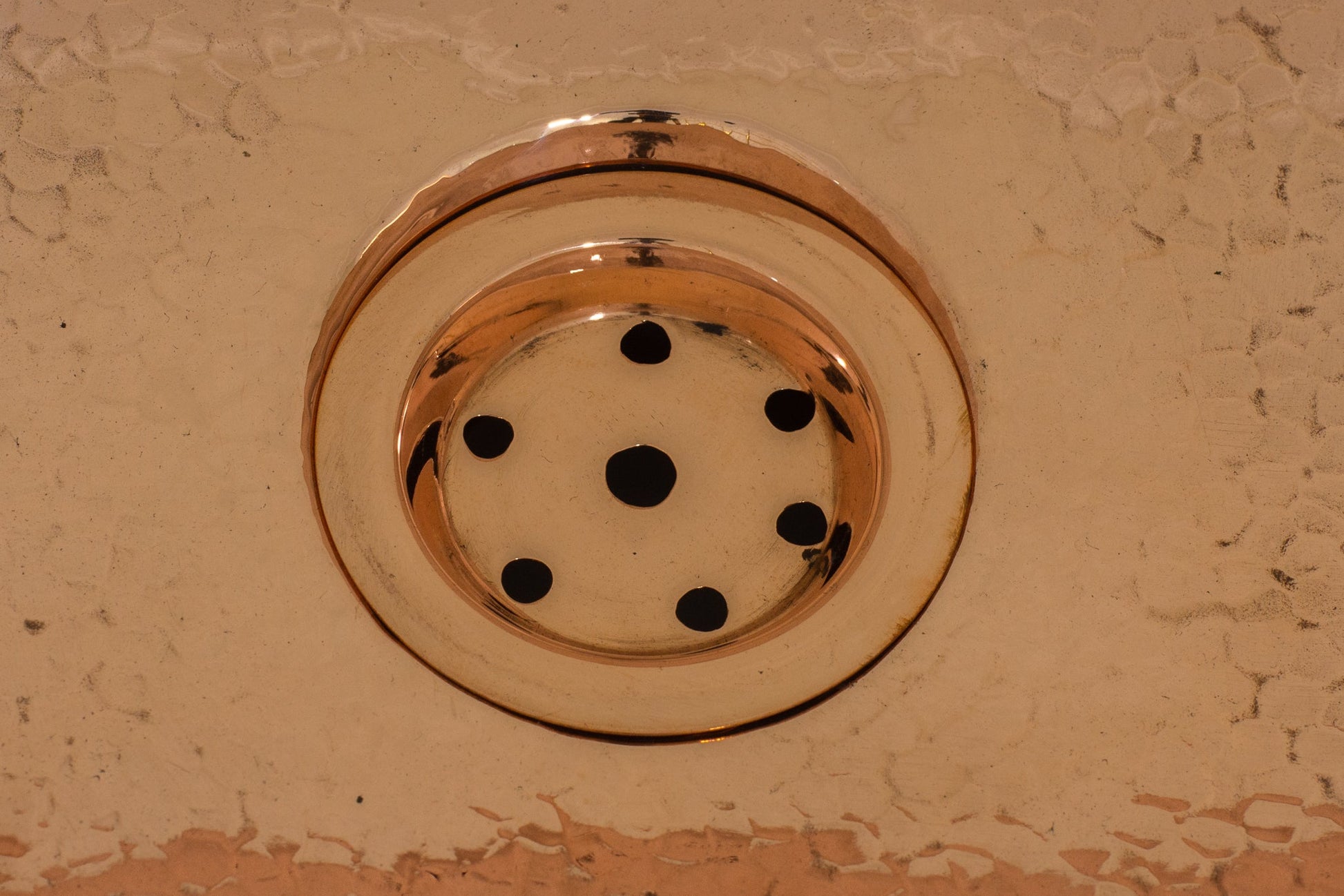 Customizable Raised Profile Bathroom Copper Sink, Hammered Copper Rectangular Sink, Vanity Sink Copper