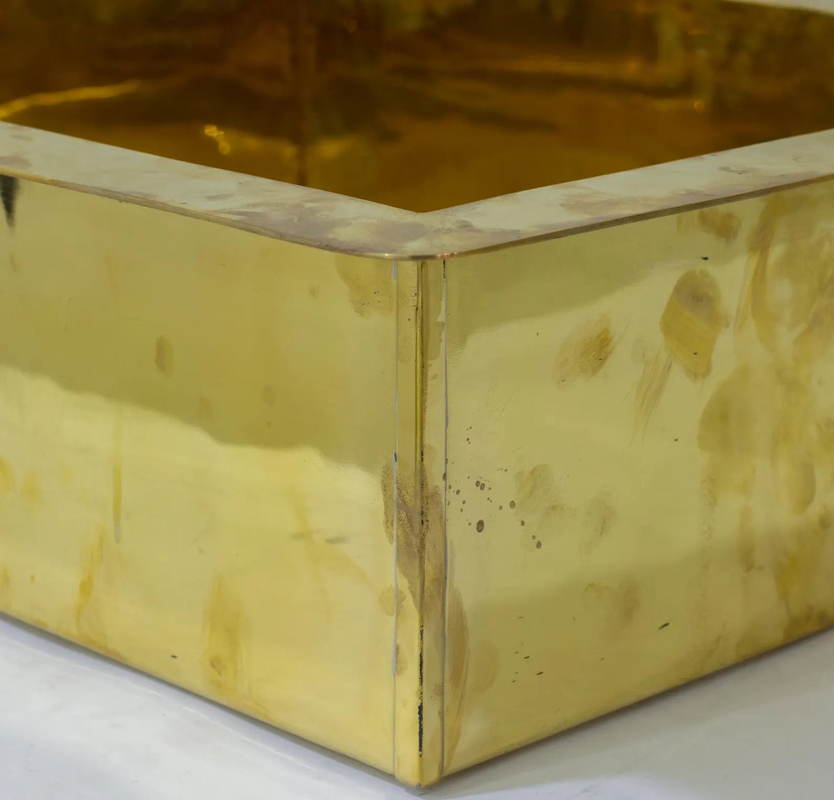 Rectangular Island Sink, Brass Kitchen Sink, Solid Undermount Sink, Brass Farmhouse Sink